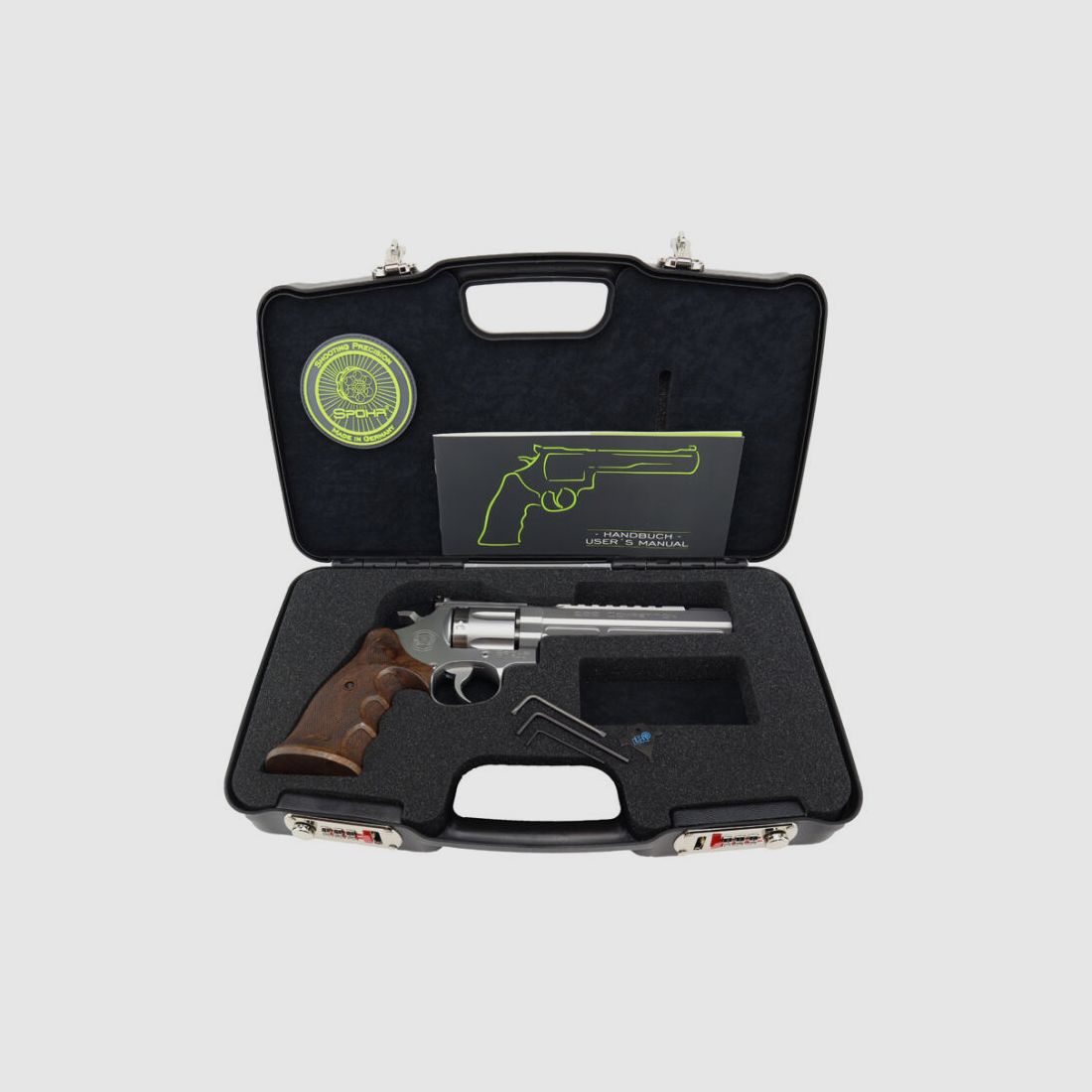 SPOHR 286 Competition Stainless 6 Inch Revolver Made in Germany 6"