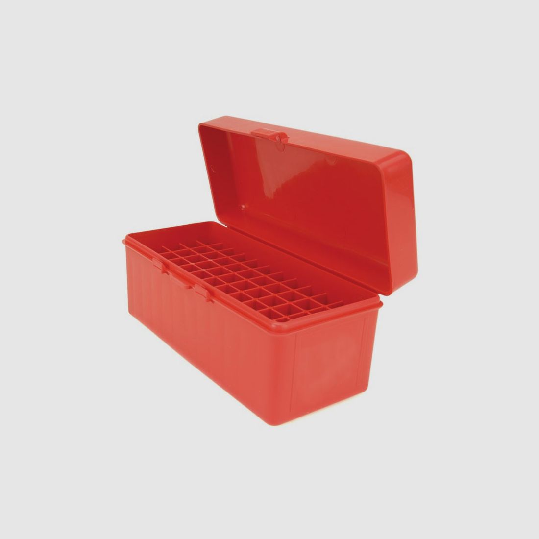 MTM Patronenbox RM-60-30 rot mit Klappdeckel f. 60 Patronen .22-250 - .308 u.w.