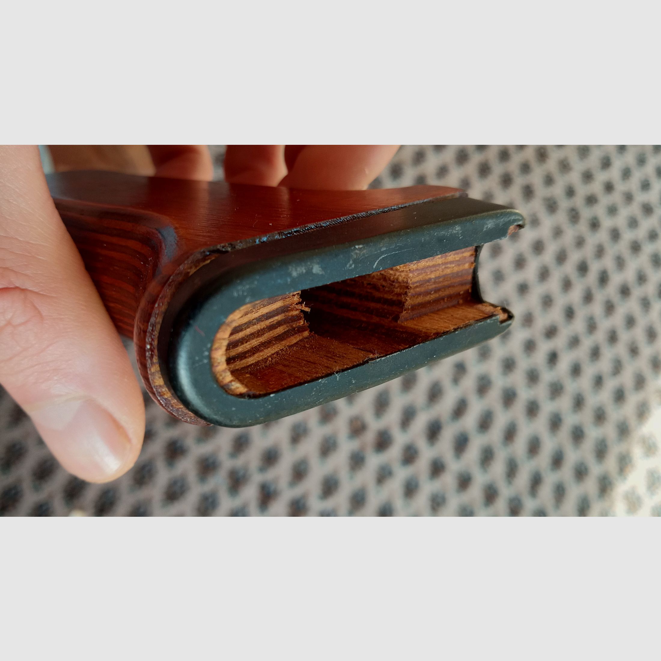 Original empuñadura de pistola de madera contrachapada AK74 rusa / también se adapta a AKM // Empuñadura de laminado / Yunker