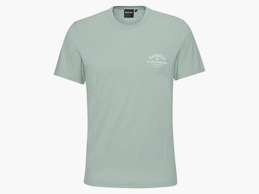 BARBOUR T-Shirt Cranmer Logo Pale Apple