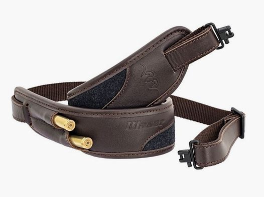 Blaser Gewehrriemen Loden/Leder schwarz