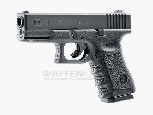 Glock 19 CO2 pistol caliber 4.5mm BB with metal slide