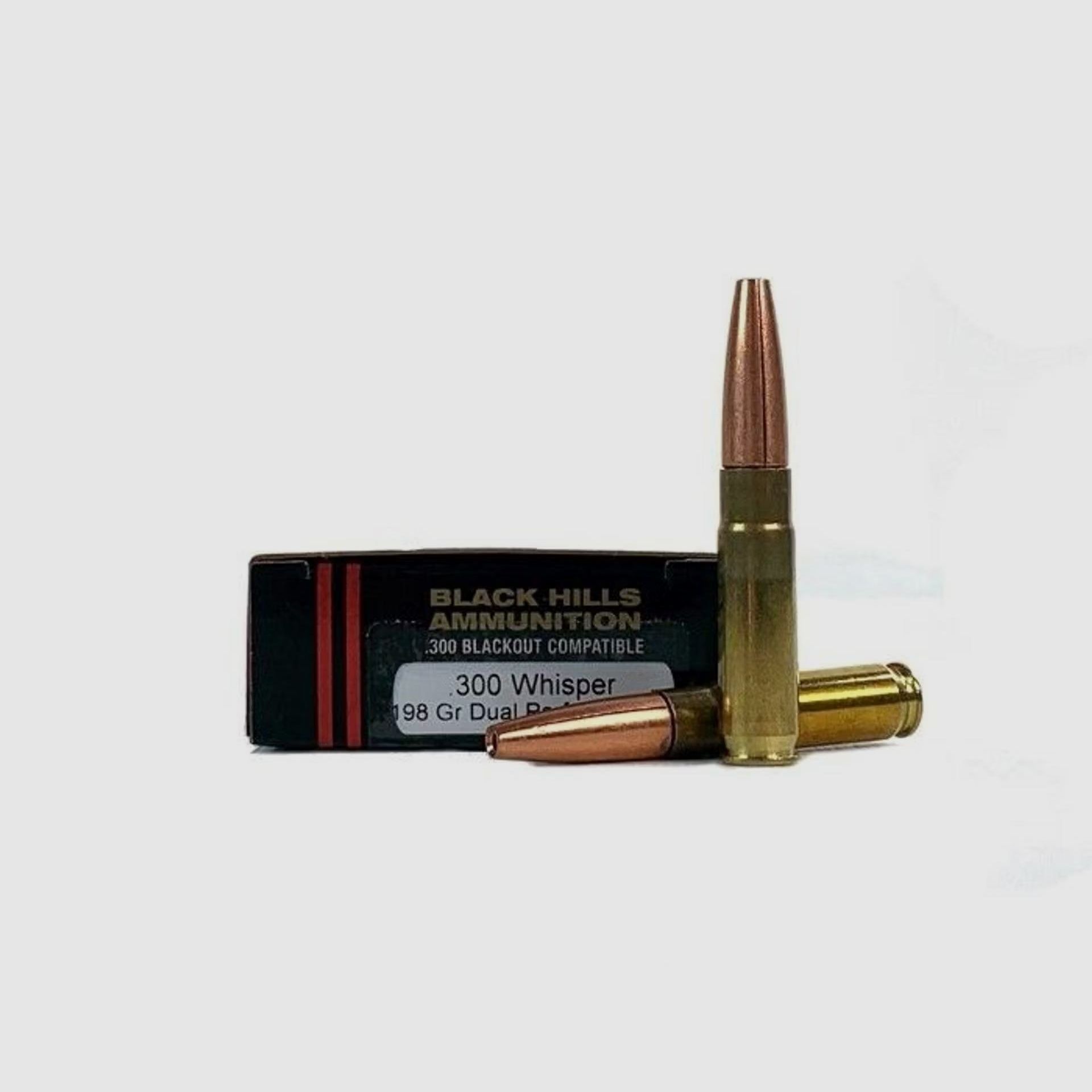 Black Hills .300 ACC Blackout/Whisper 198gr Dual Performance Koperen Kogel, 20 Schoten