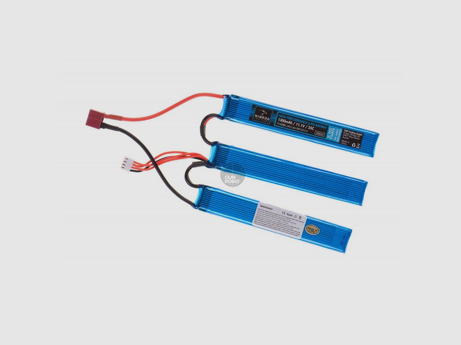 Nimrod Lipo 11.1V 1300mAh 25C Split Type T-Plug