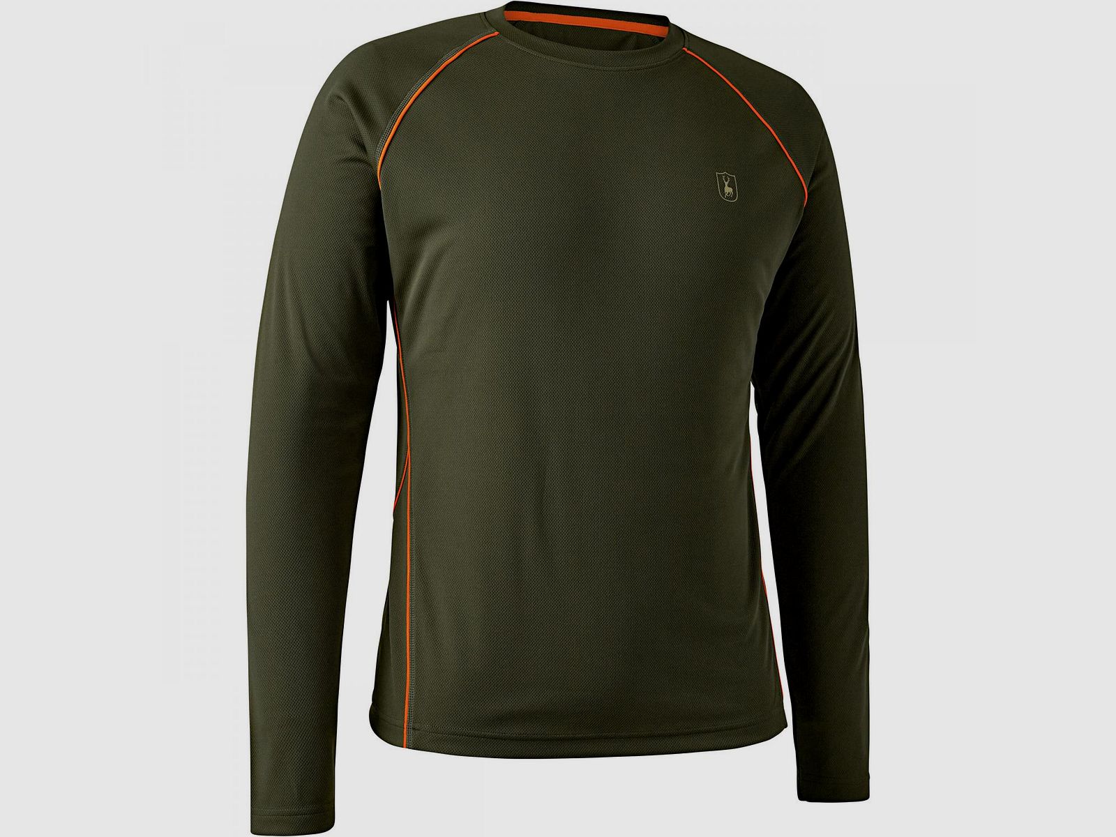 Chamois Langarm T-Shirt Herren (Forest Green)