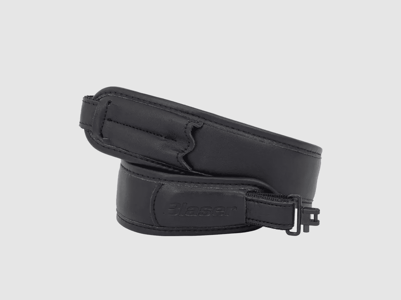 Cinghia per fucile Blaser in pelle nera