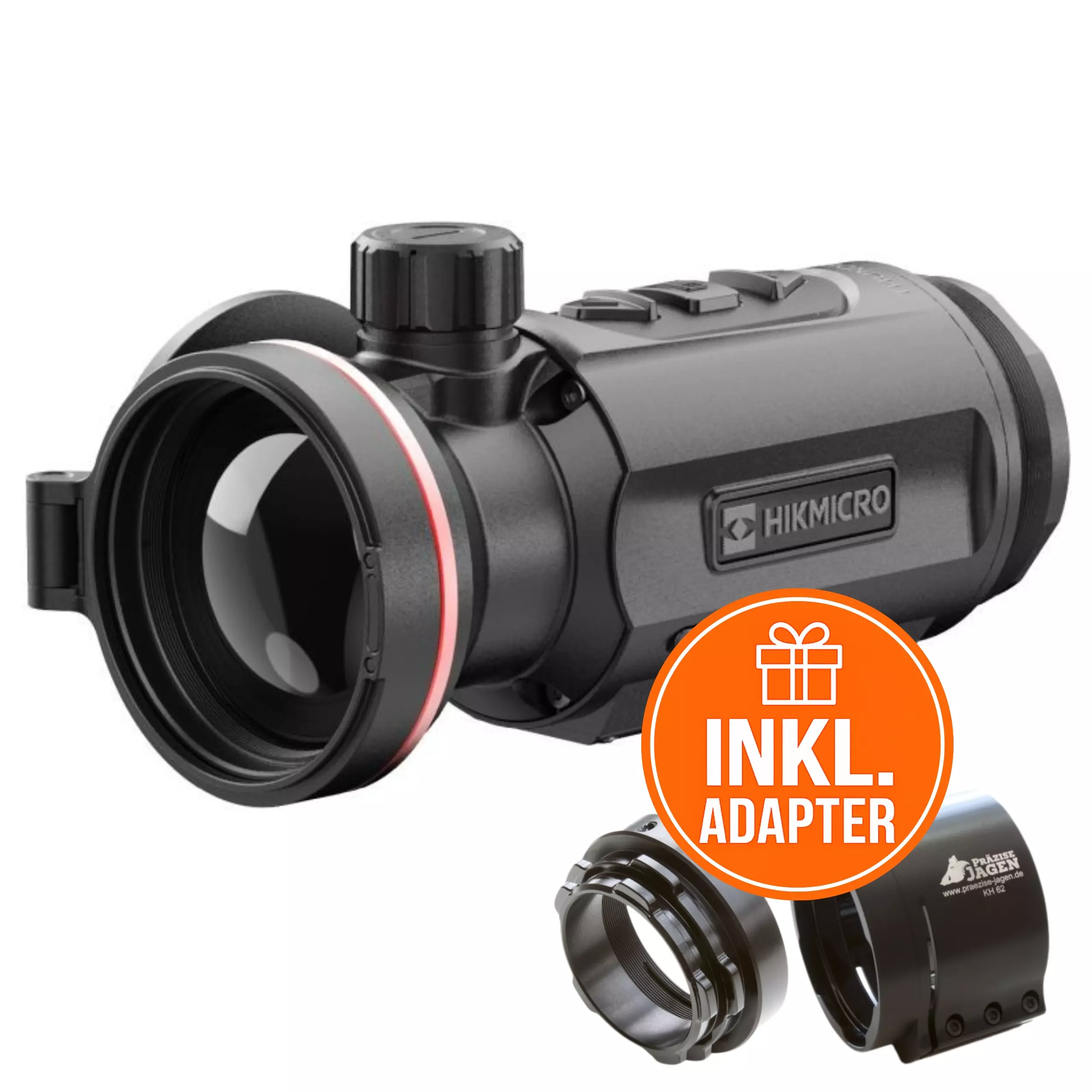 HIKMICRO Clip-On Thunder TQ50C 3.0 Compleet Pakket inclusief Adapter, afbeelding 1 van 11