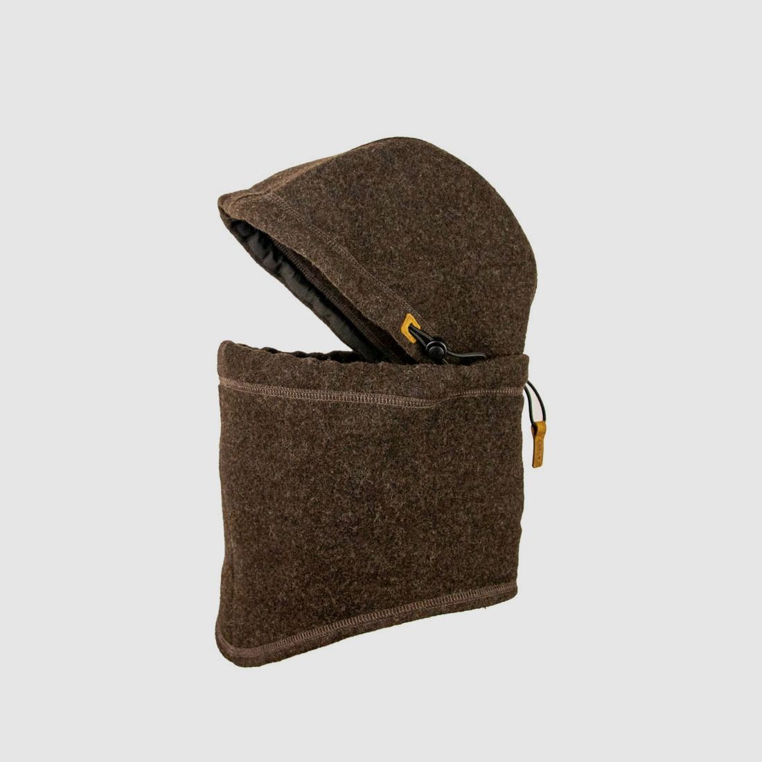 Czapka siedząca "Frostbeule", ciemnobrązowa