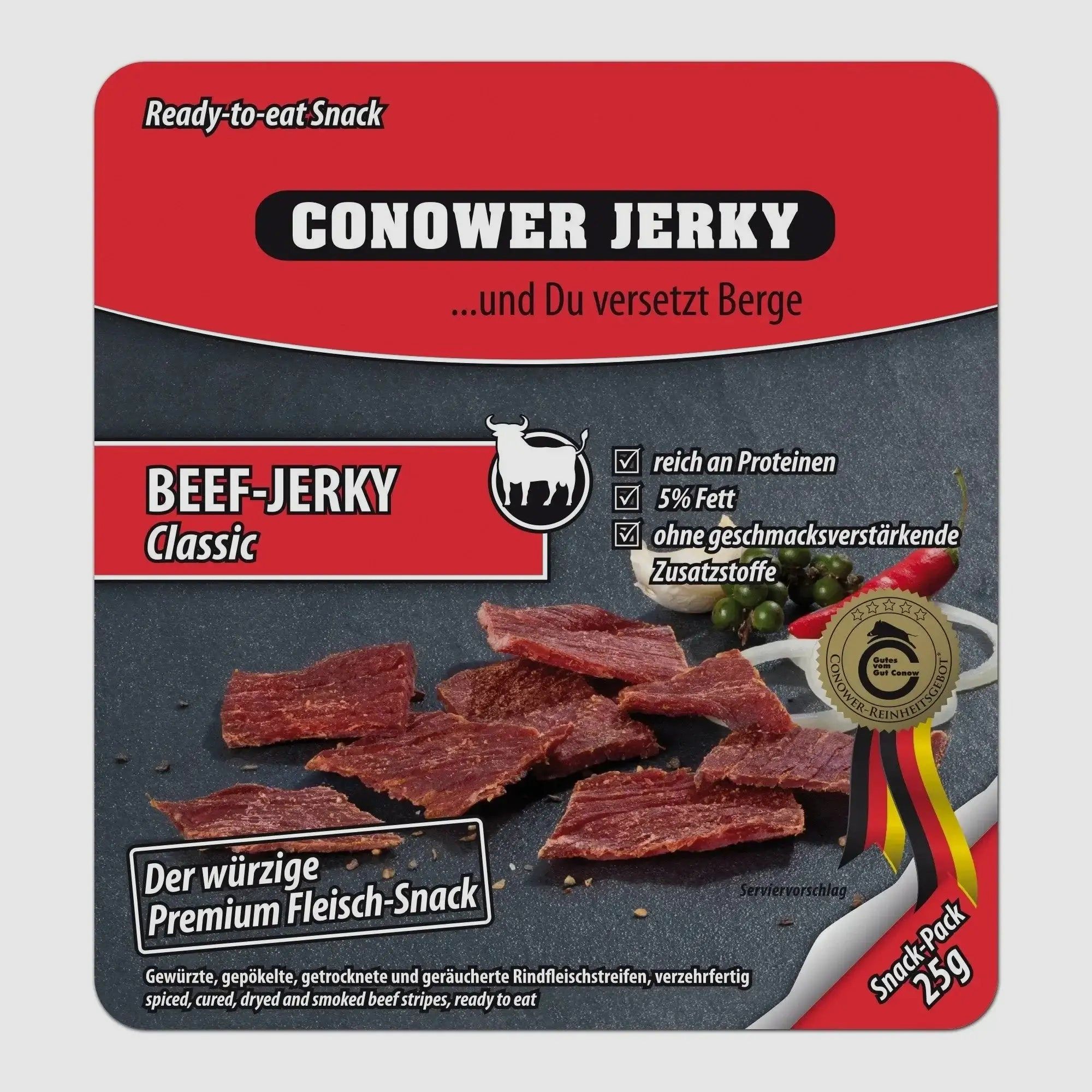Conower Snacks Jerky Beef Classic 25 g