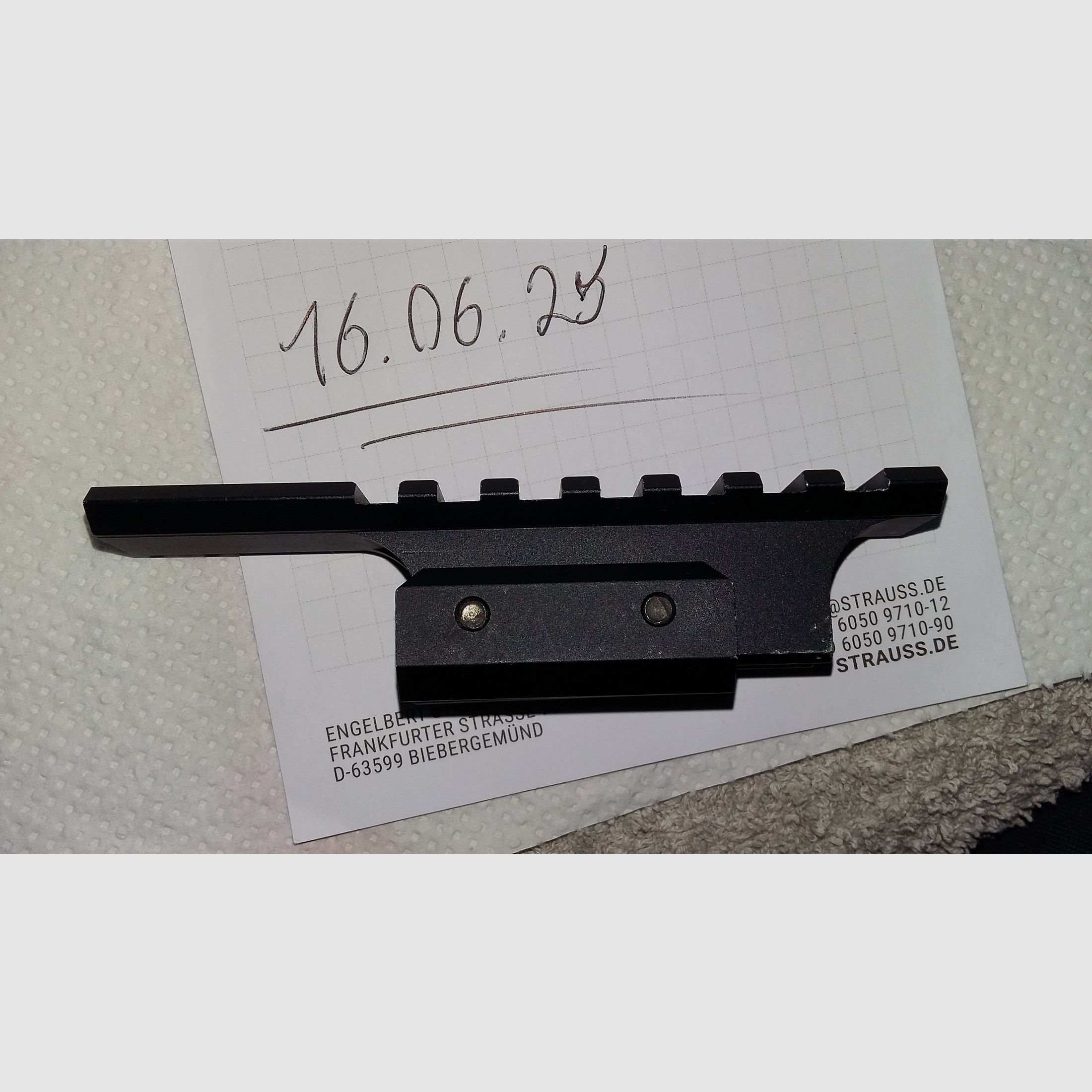 5KU Zenitco style AKS74U Kimmen Picatinnyrail Mount CNC Alu 