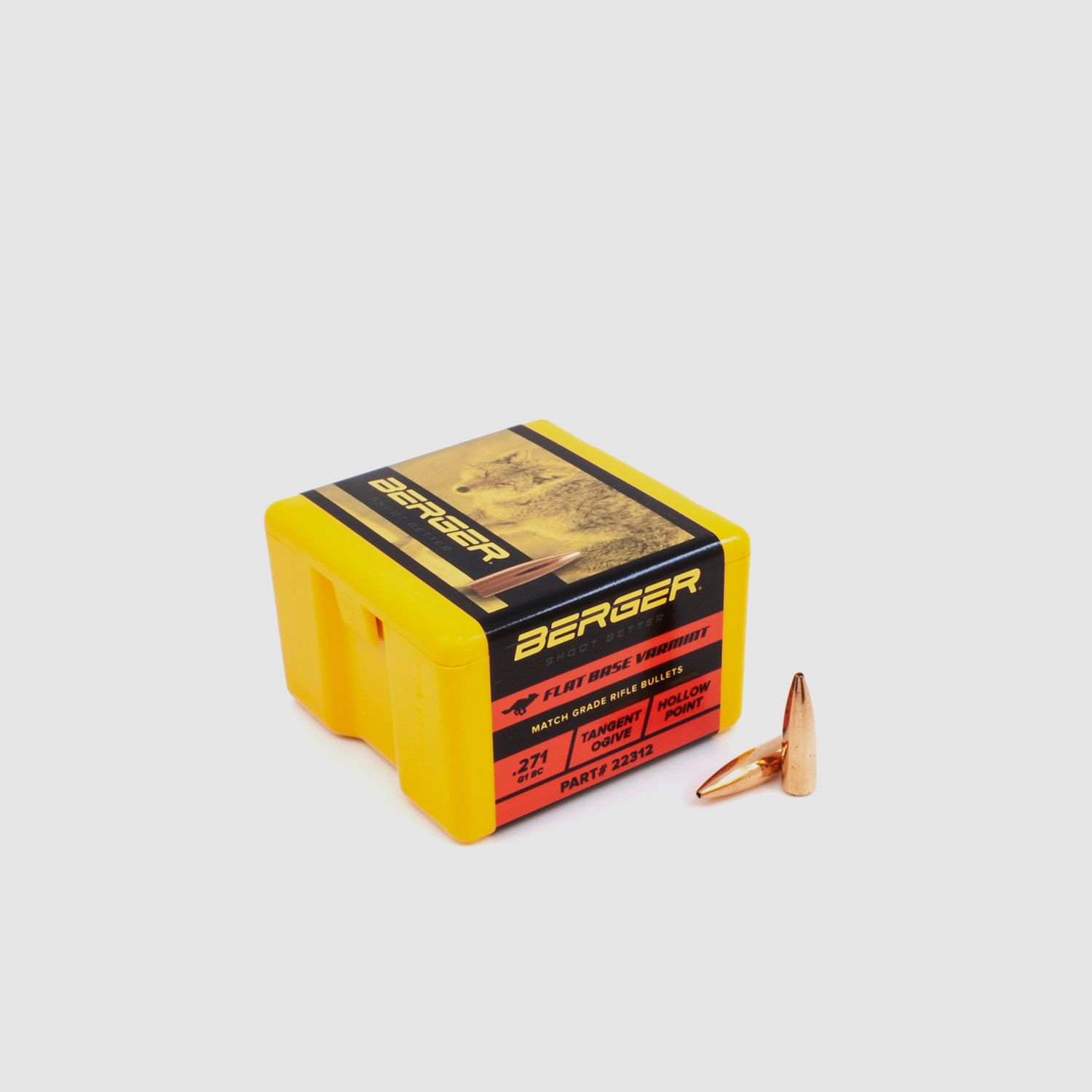Proiettile Berger .22 FB Varmint 60GR 100 Pezzi
