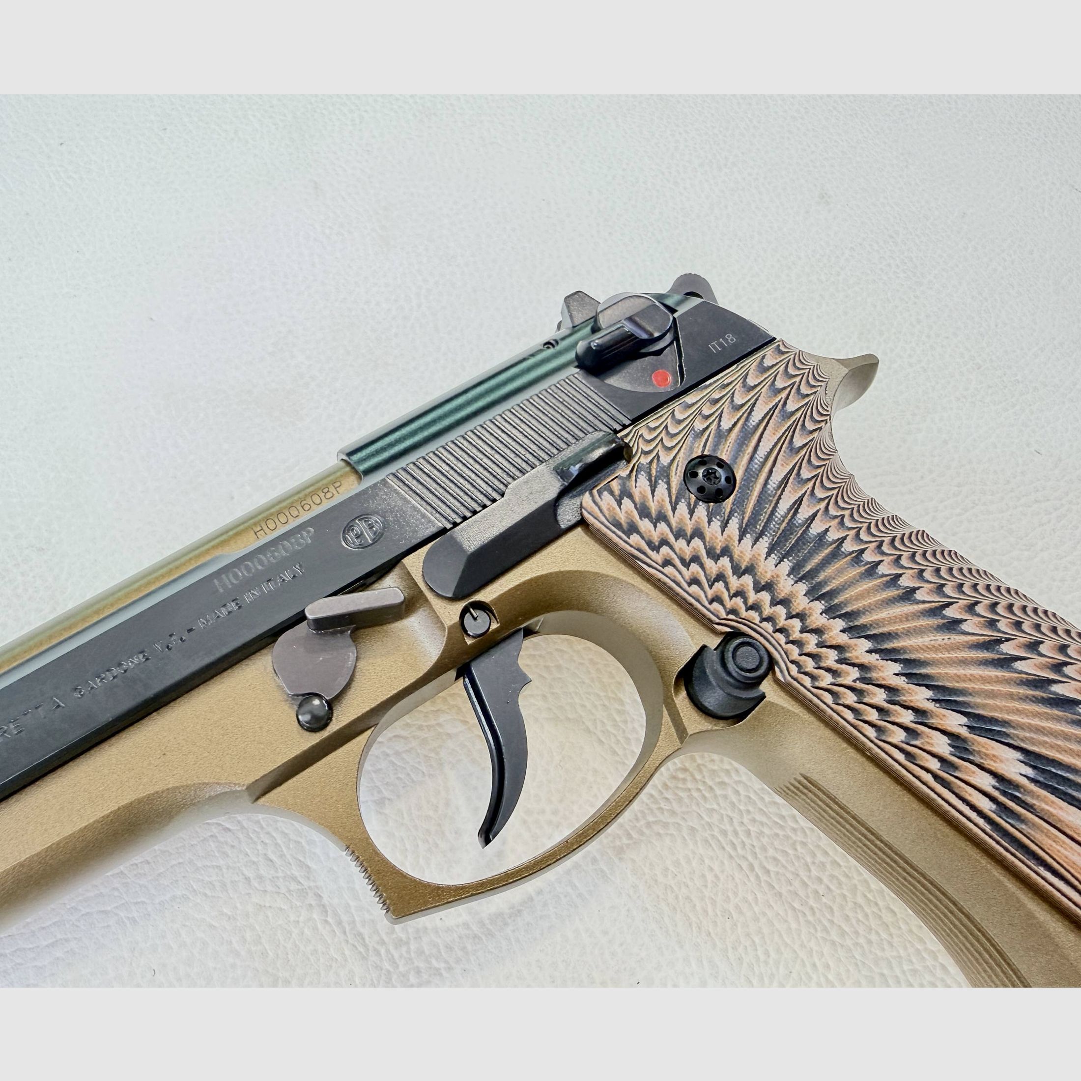 BERETTA 98 FS CERAKOTE BRONZE – 9X21, image 4 of 6