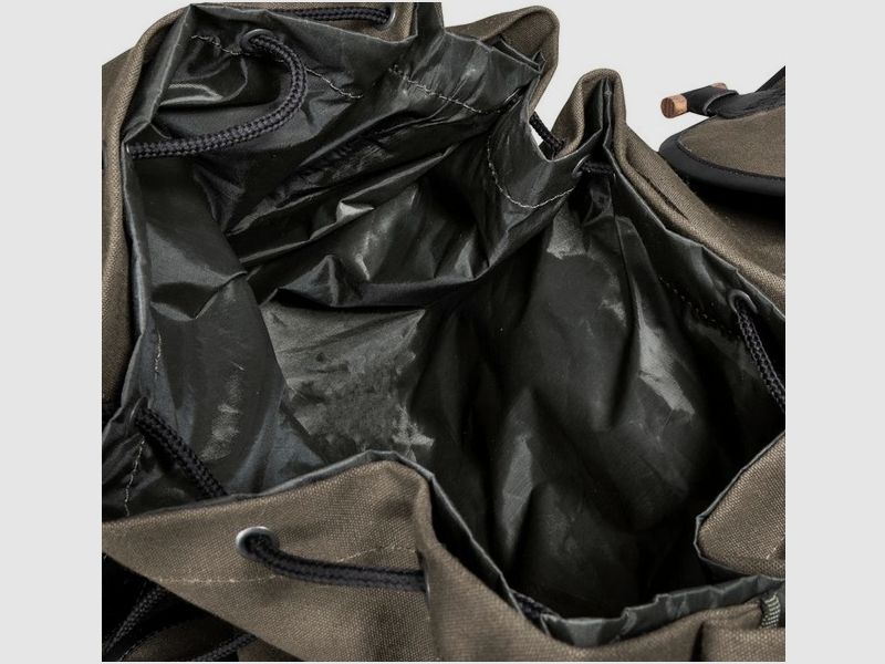 Parforce Segeltuch Rucksack – lautlos – oliv, Bild 3 von 3