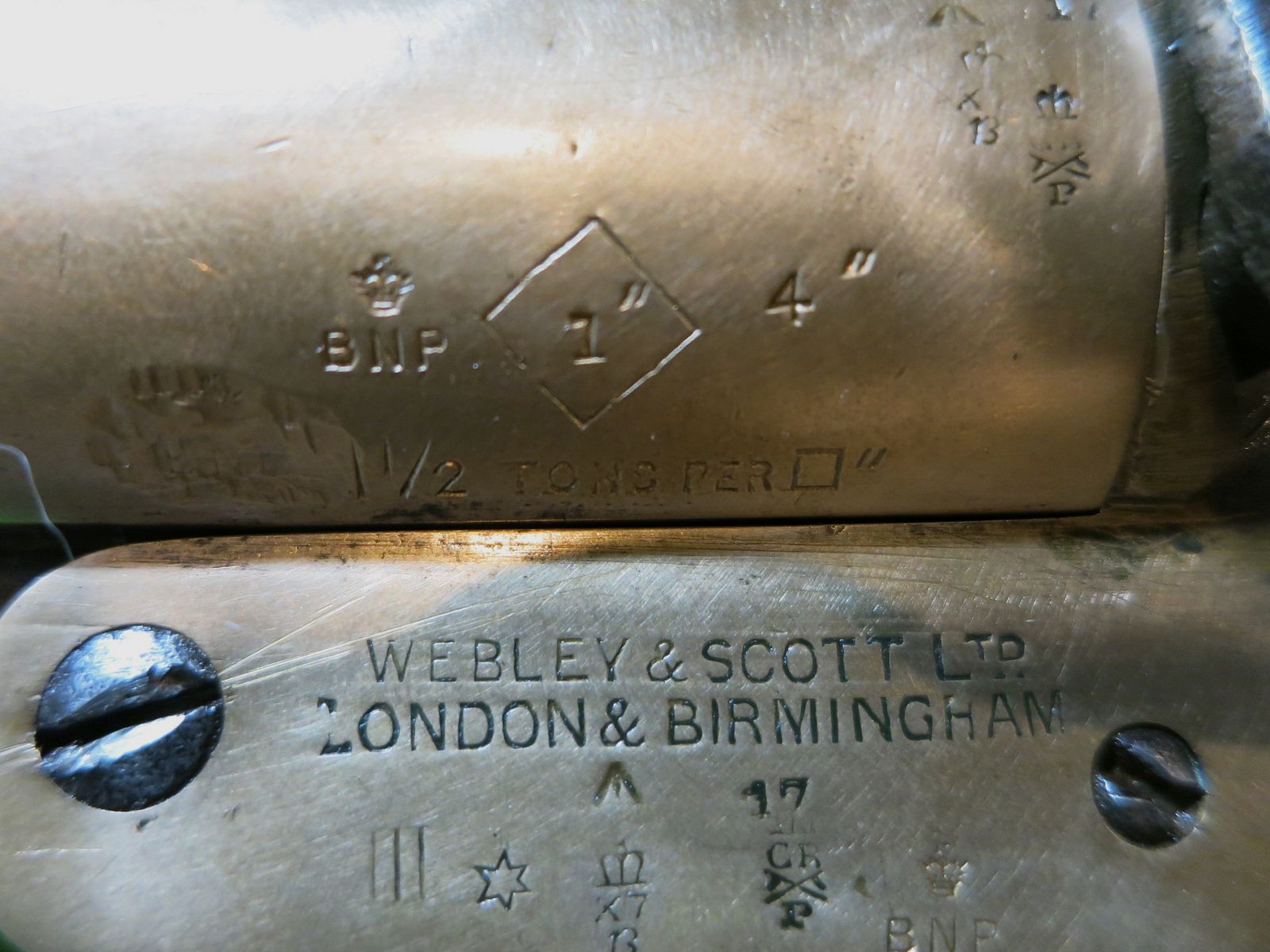 Signalpistole  Webley&Scott Leuchpistole Nr.1 Mk III, Birmingham, Kal. 4 (26,5 mm)   #50