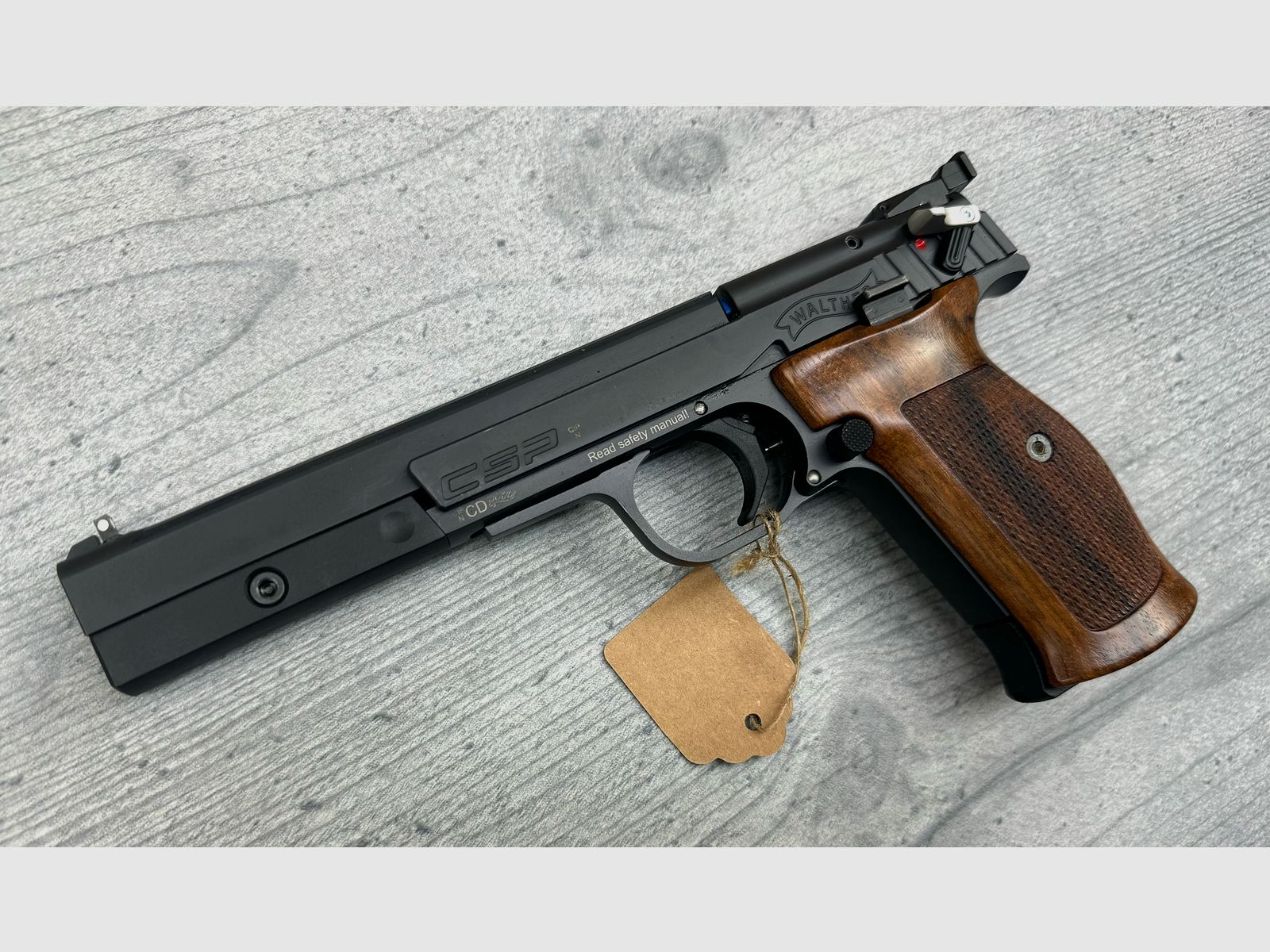 Vorführwaffe Carl WALTHER CSP Dynamic .22lr einstellbarer Matchabzug Sportpistole