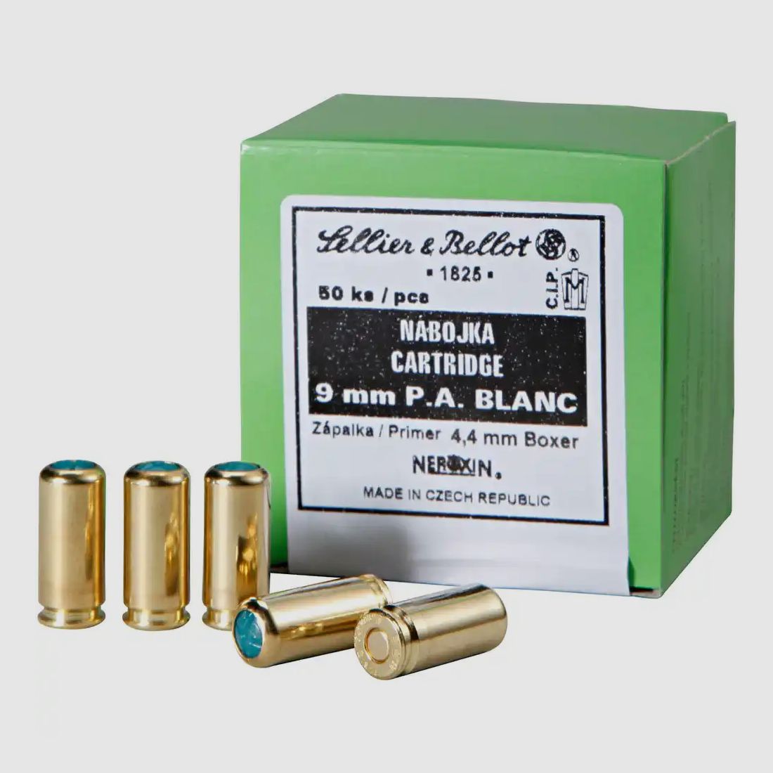 Sellier & Bellot 148271 Knallpatronen 9mm P.A.K. Pyro