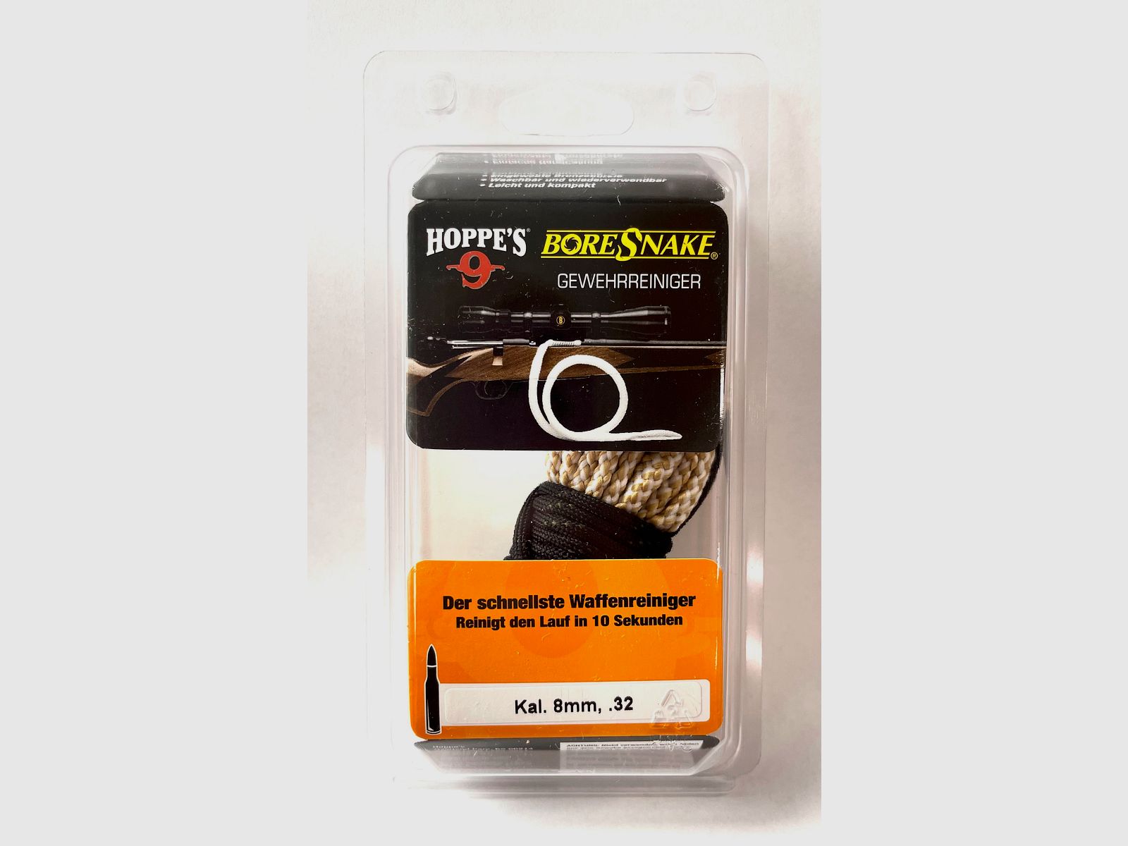 Hoppe`s BoreSnake Reinigungsschnur Waffenreiniger Kaliber .32 8mm