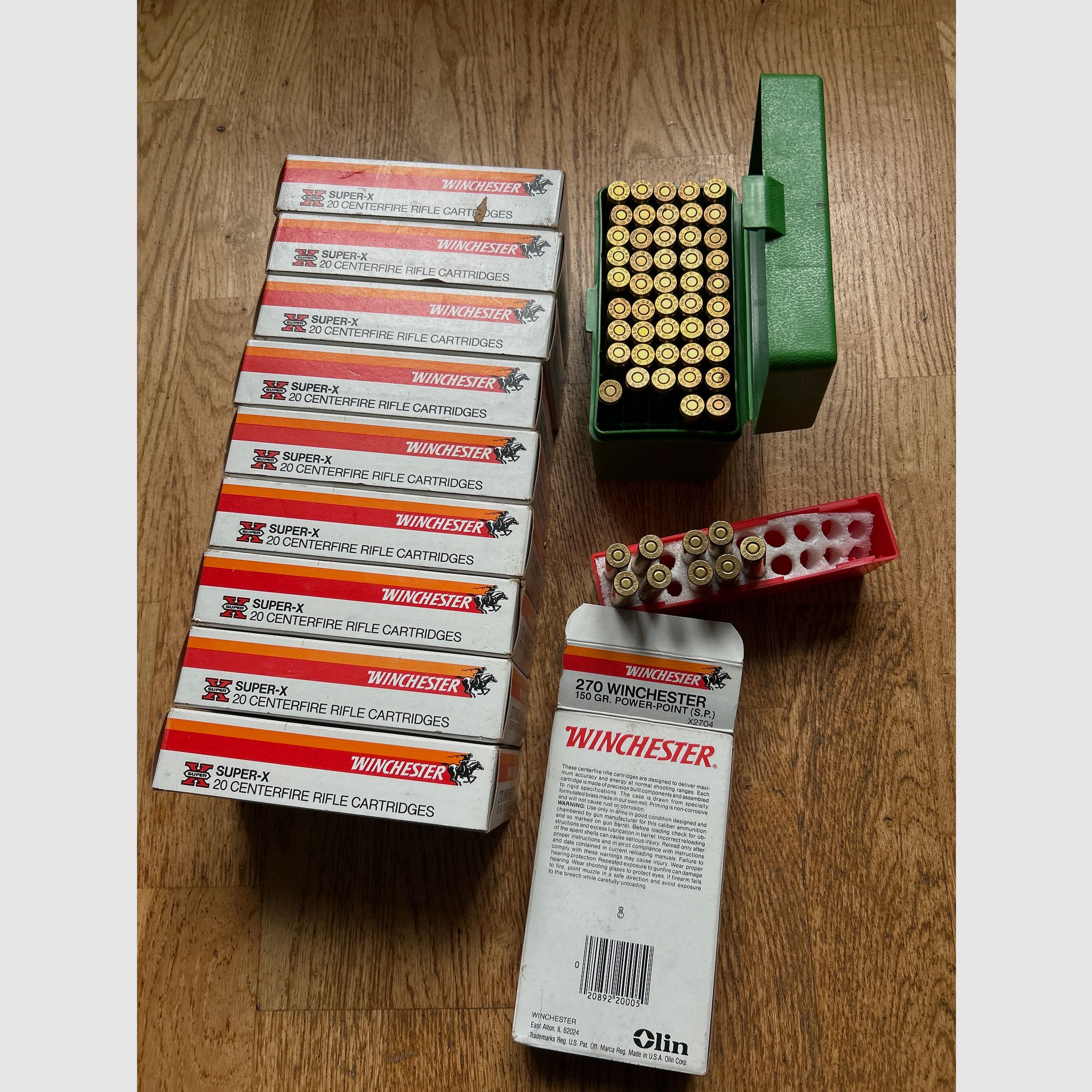 270 Win Munition 150 Gr Power-Point Winchester