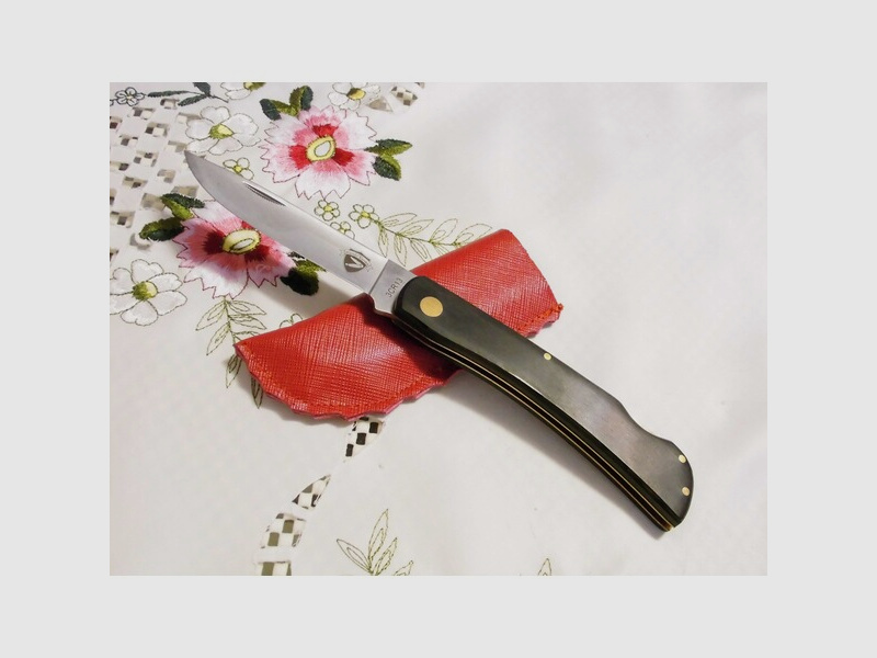 Taschenmesser HIPPEKNIEP Klappmesser Backlock-Verschluß -Messerheft Eiche NEU