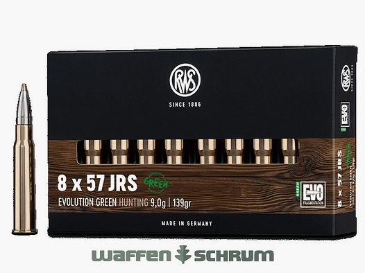 RWS Evo Green 9.0g - 139gr. 8x57JRS