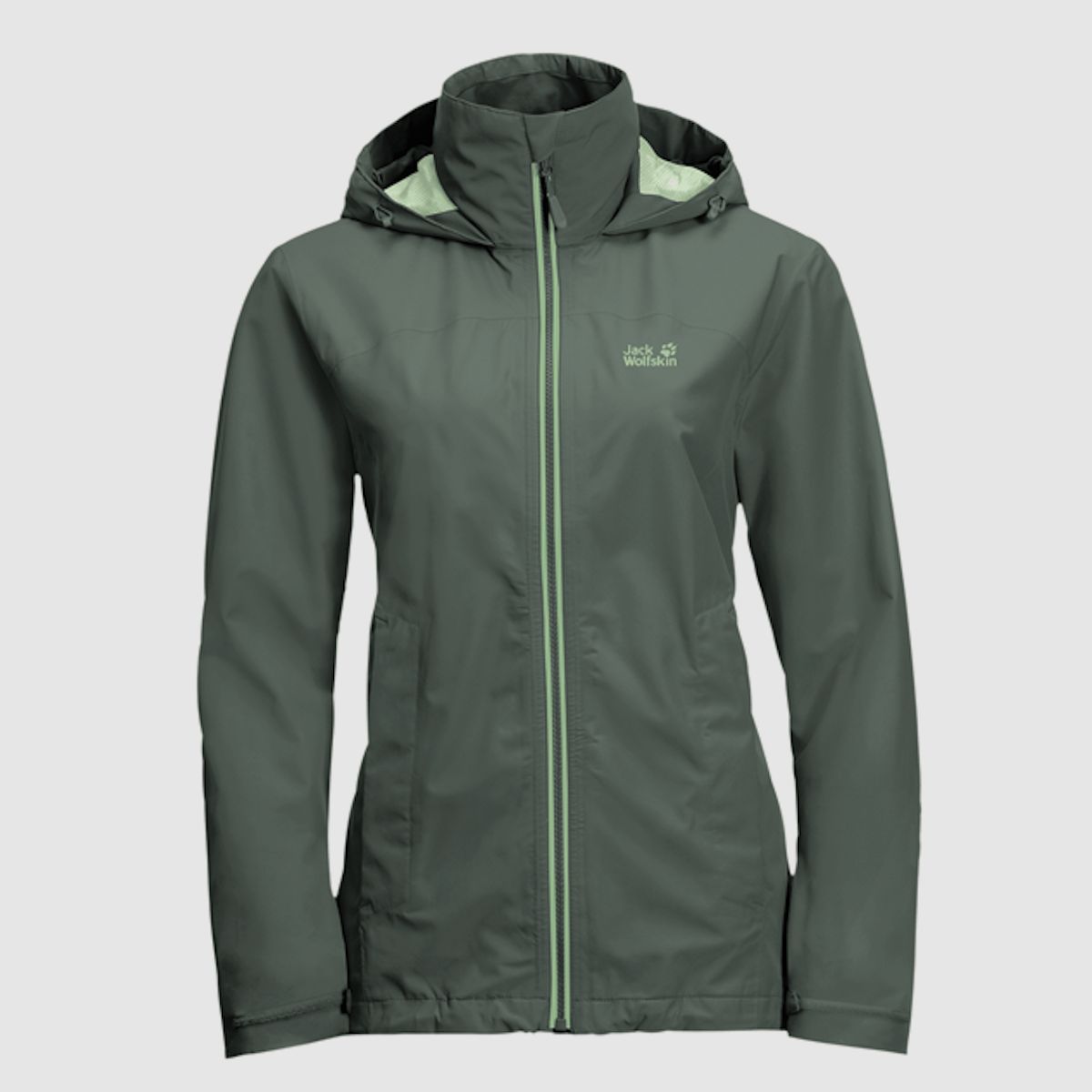 JACK WOLFSKIN Evandale Jacke W Hedge Green