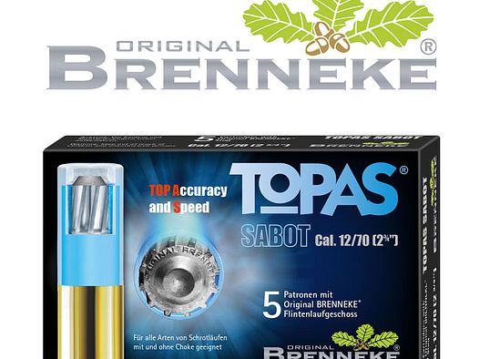 Brenneke TOPAS® Sabot .12/70 20g 5 Patronen