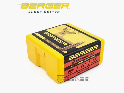 100 Balas BERGER Cal 6.5mm 140gr VLD Caza