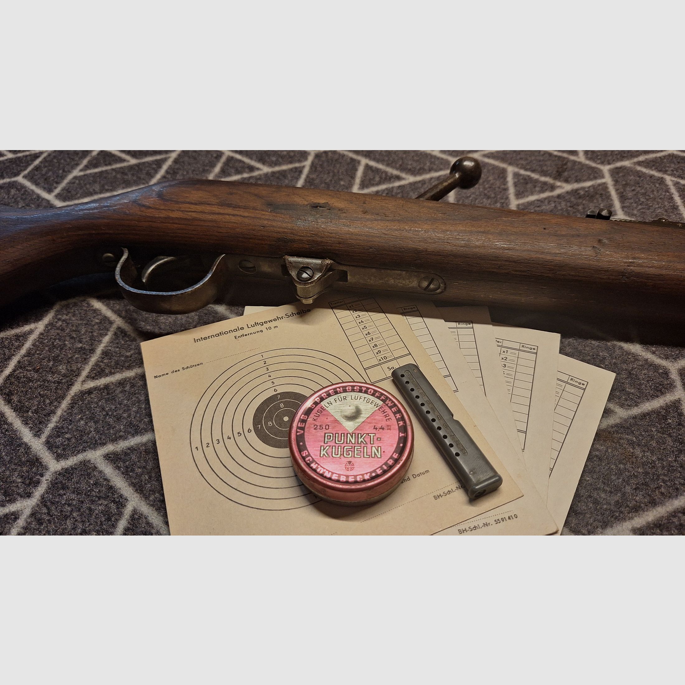 Haenel Suhl Sport Modell 49a (kein 310) "Ulzana" u. 12er Magazin!