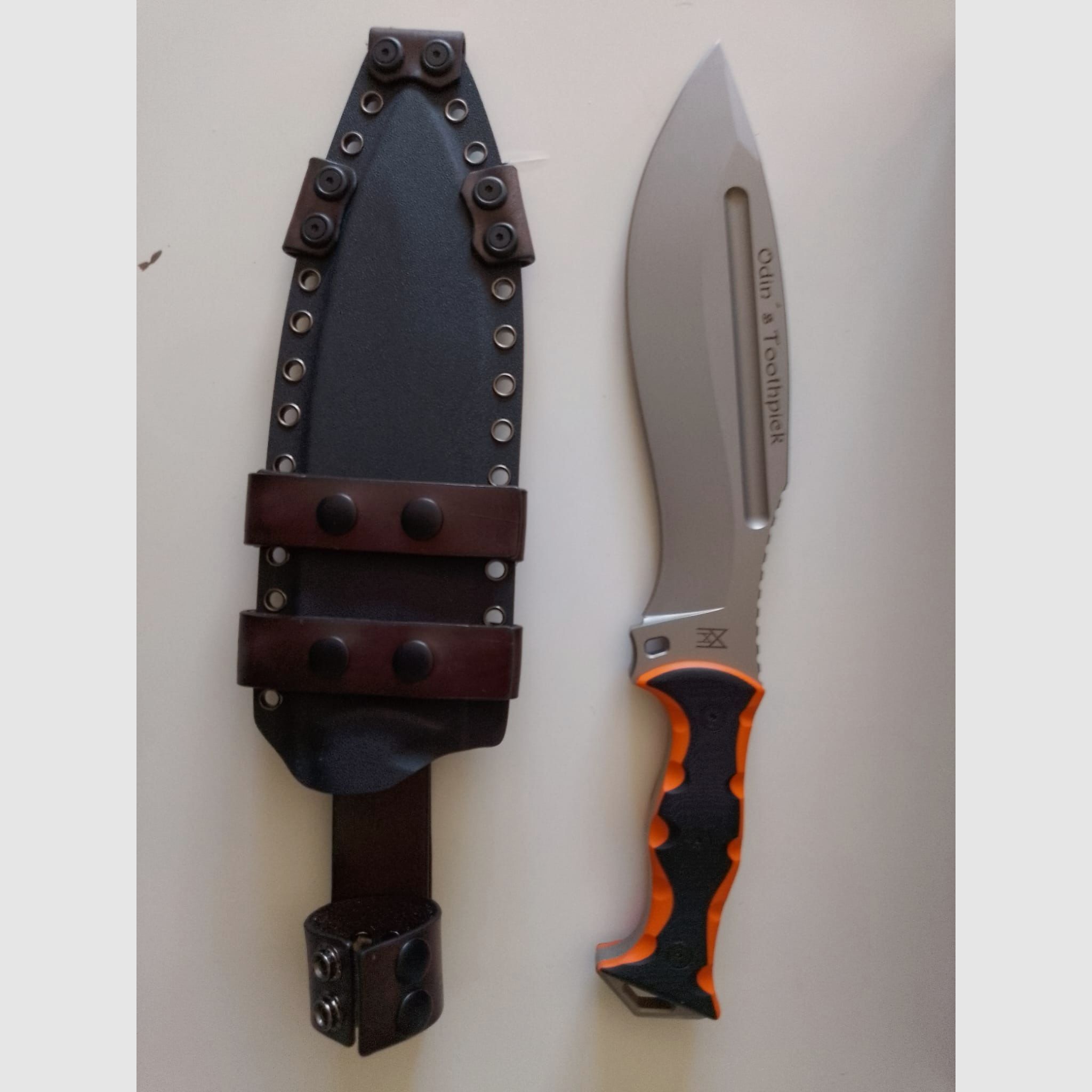 Midgards Odin,s Toothpick Kukri V2 Messer Neu und Original