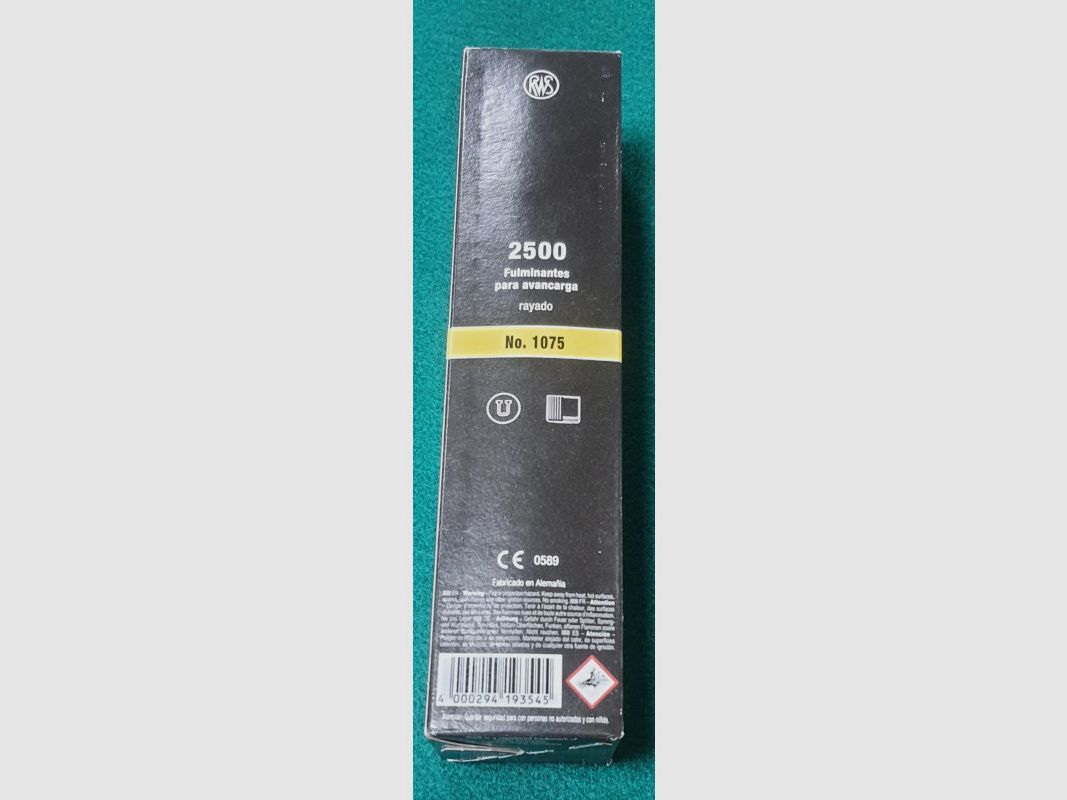 Zündhütchen Vorderlader RWS Nº1075, Bild 4 von 4