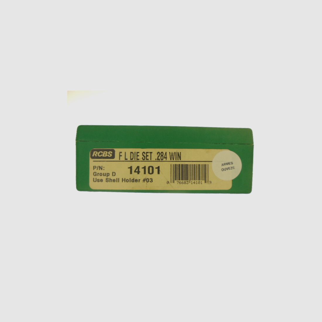 JEUX OUTILS ACIER RCBS CALIBRE 284 WINCHESTER, image 1 sur 2
