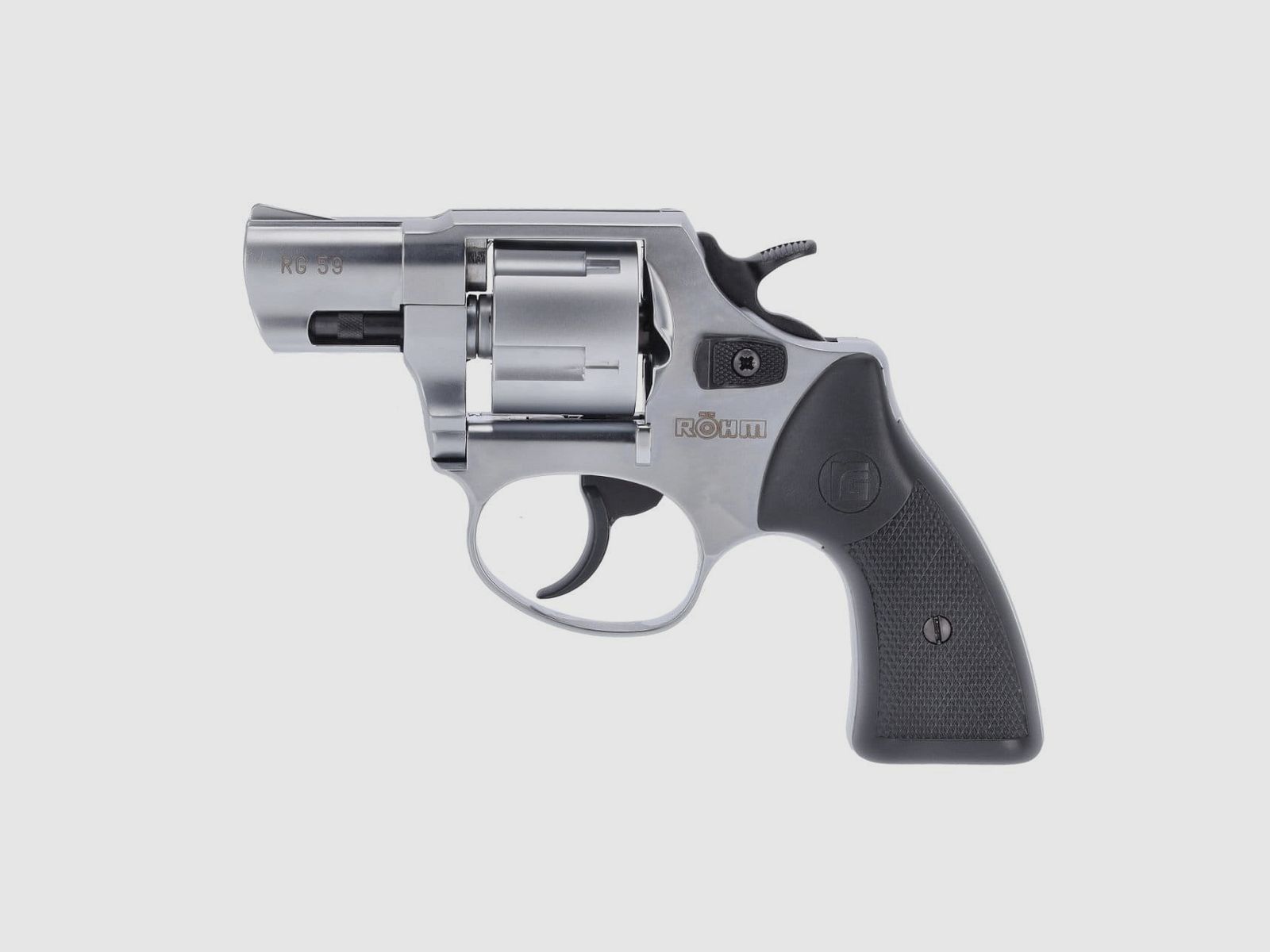 Röhm RG 59 blank firing revolver cal. 9 mm nickel