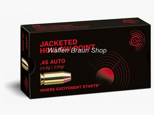 GECO PATR .45 ACP 230grs. Hohlspitz 50 STK