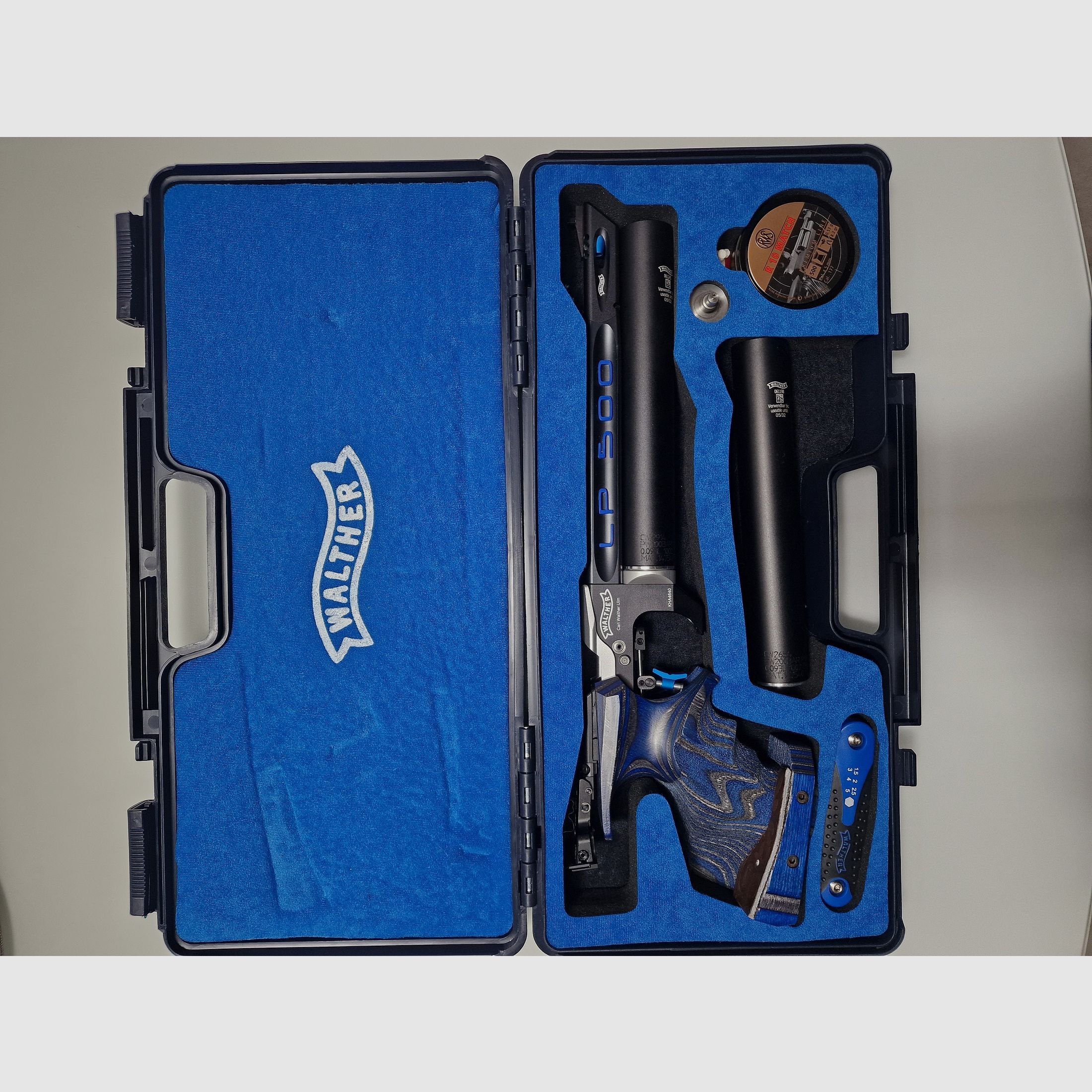 WALTHER LP 500 Expert-M Blue Angel RE L