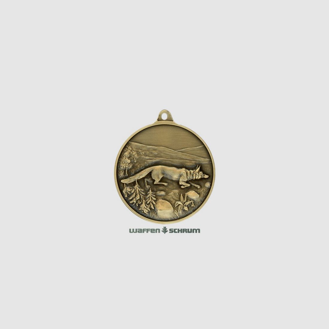 Steinhauer&Lück Jagdmedaille Fuchs 40mm Bronze