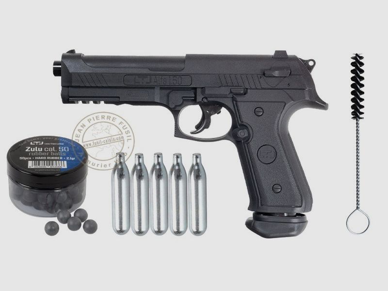 CO2-pistool met rubberen ballen Less Than Lethal Alfa 1.50 (16 Joules), afbeelding 1 van 10