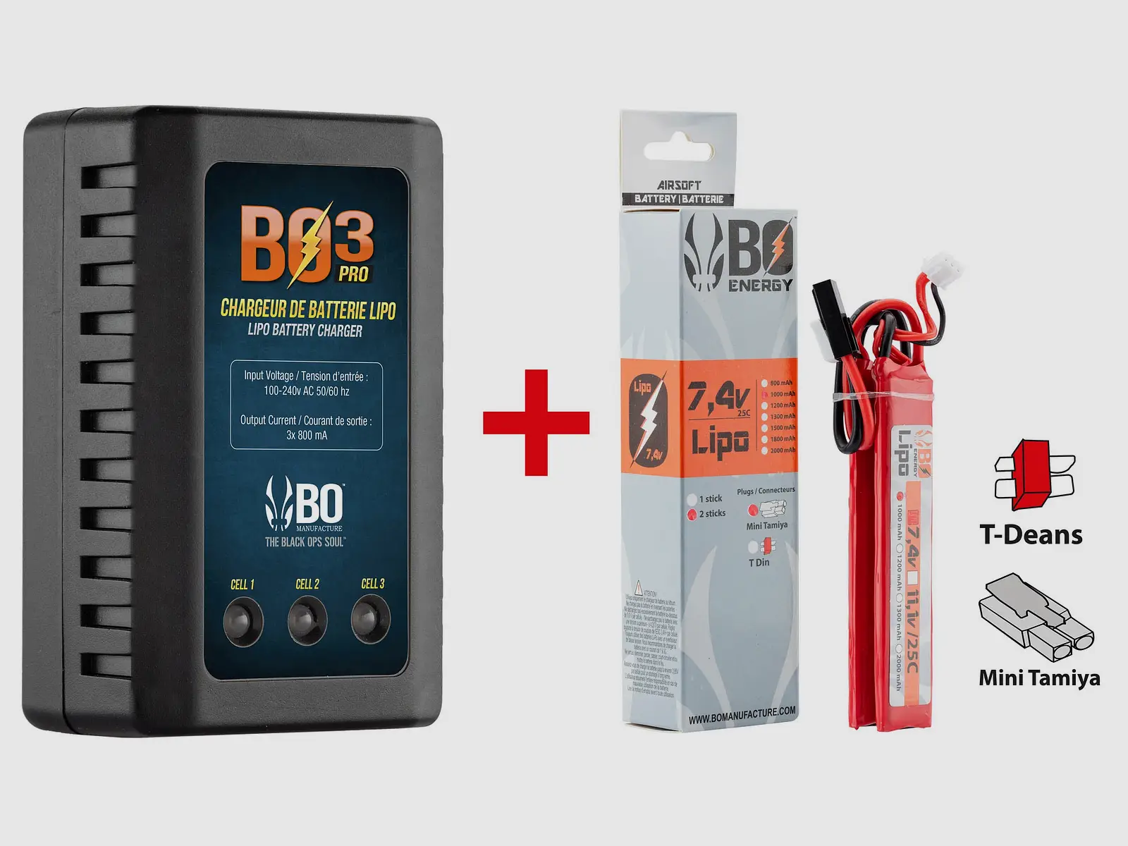 Batterie BO MANUFACTURE LiPo 7.4V, Bild 1 von 2
