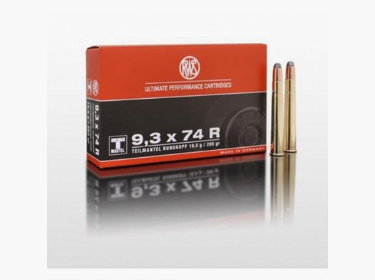 RWS Munition 9,3x74R TM 285 gr. (20 Stk.)