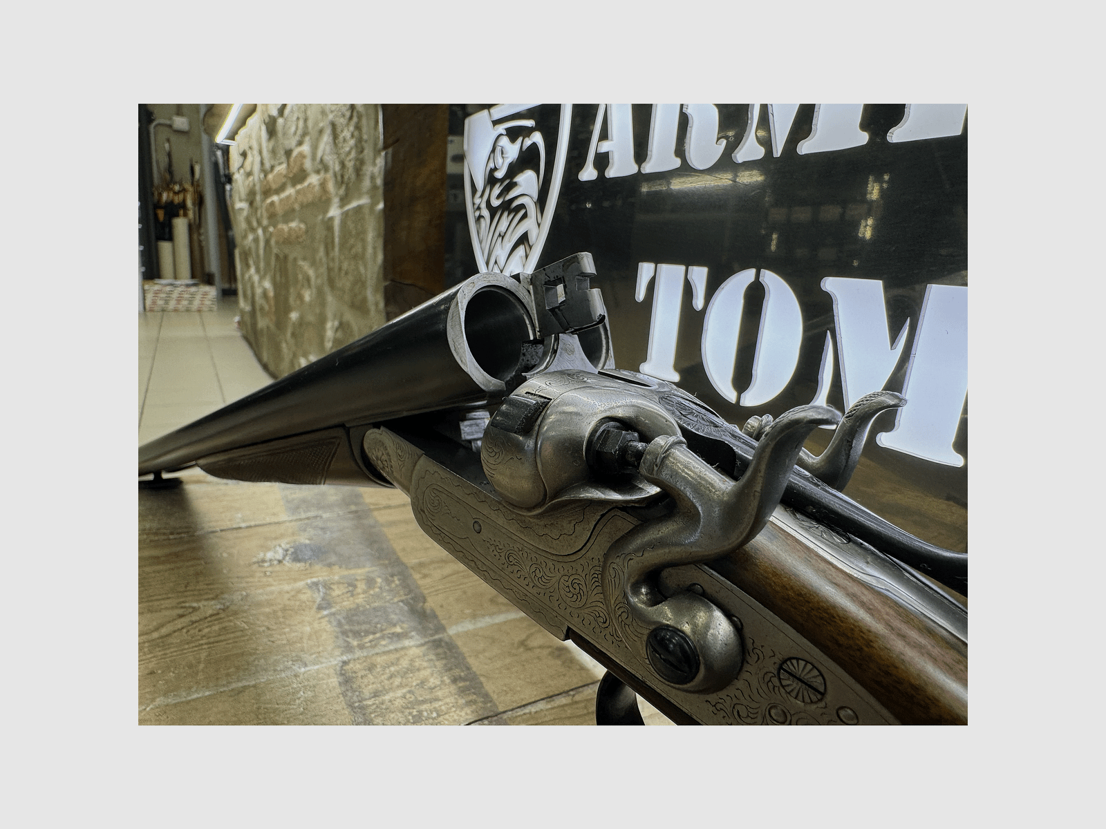 USED – SIDE-BY-SIDE SHOTGUN – BELGA MANIFACTURE LIEGEOISE ACCIAIO COCKERILL cal. 16, image 7 of 7