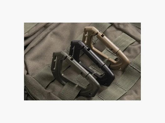 Mil-Tec Mil-Tec Tactical Karabiner Molle 2er Pack - Coyote