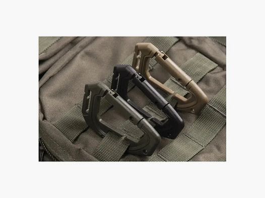 Mil-Tec Mil-Tec Tactical Carabiner Molle 2-Pack - Coyote