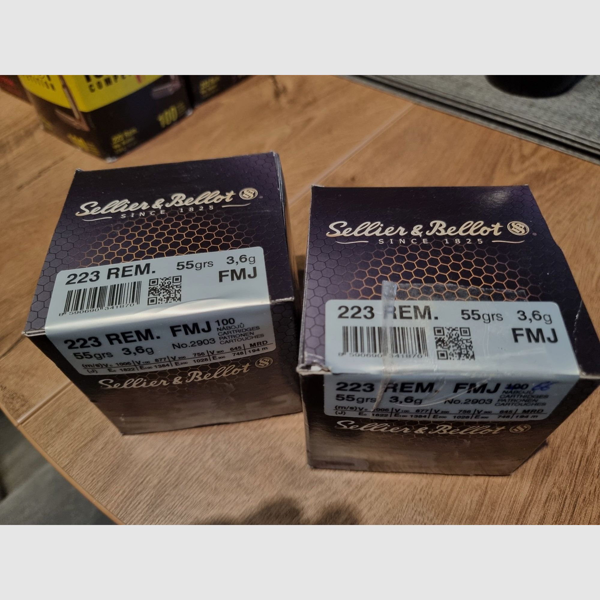 Munición .223 Remington 55gr FMJ - varios fabricantes - S&B Magtech IMI PMC PPU Lapua GGG Norma etc.