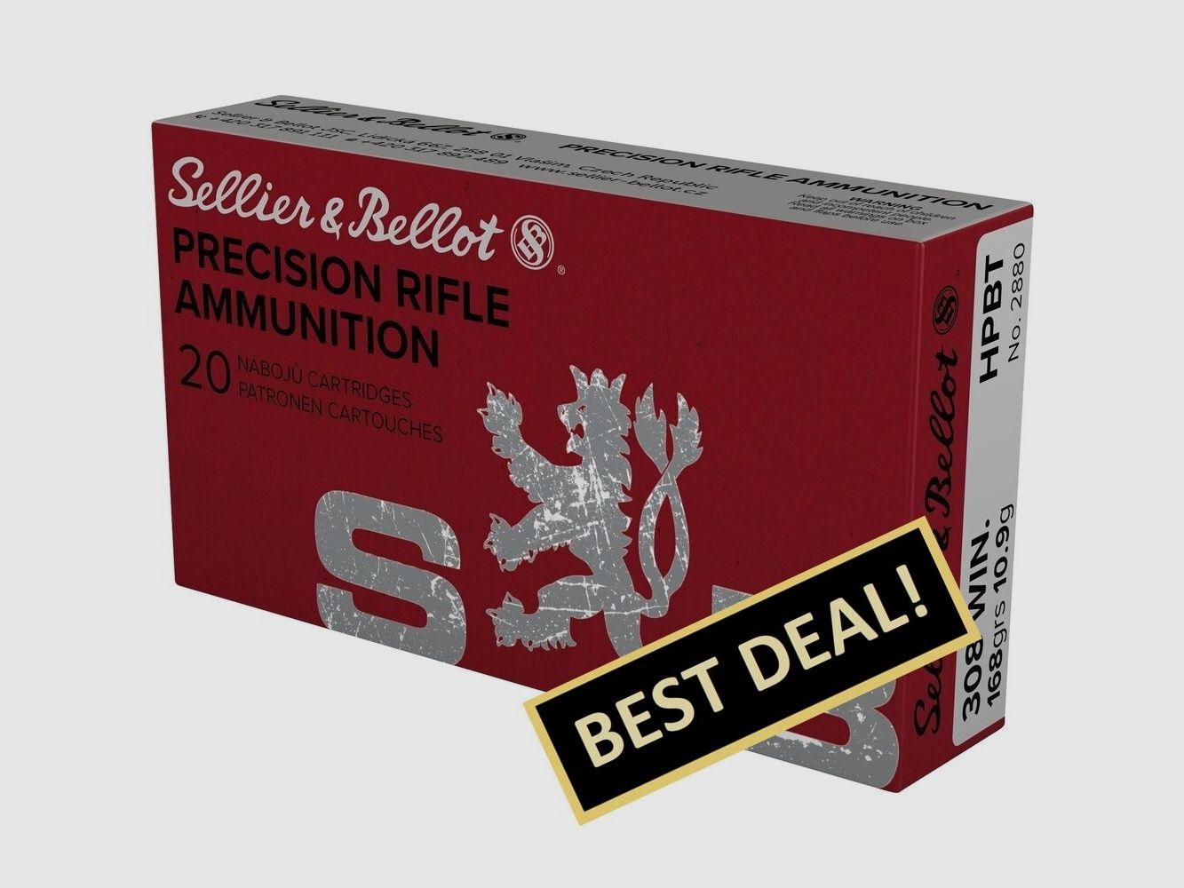 Sellier & Bellot .308 Win. OTM HPBT 10.9g/168grs.