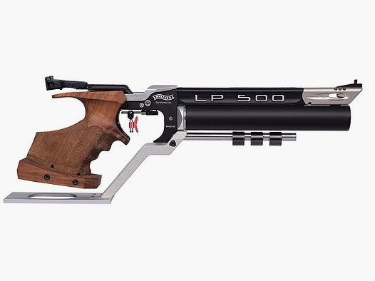 Carl-Walther LP500-M Wsparcie Orzech Prawo Pistolet Powietrzny Mecz