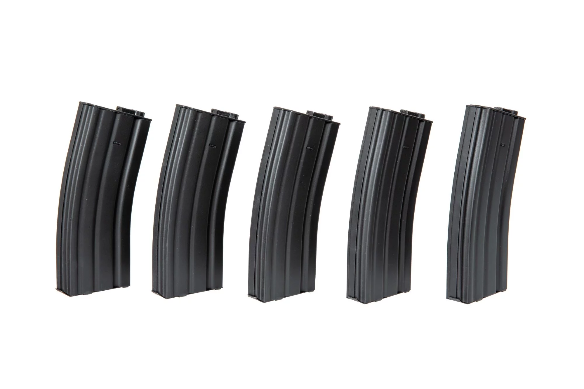 Zestaw 5 magazynków ASG hi-cap na 300 kulek do replik M4/M16 - czarny, zdjęcie 12 z 16