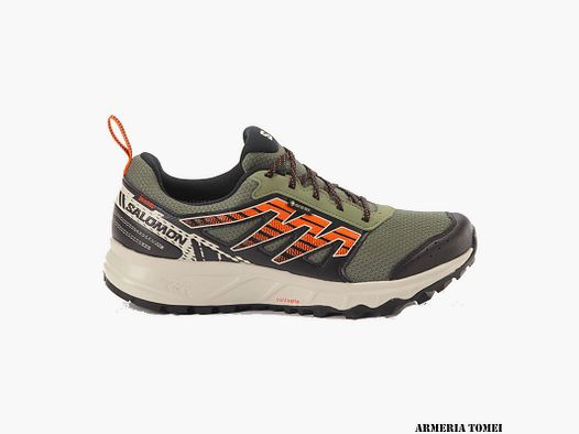 SALOMON – MEN – HIKING GTX Deep Lichen Green / Rainy Day / Scarlet Ibis