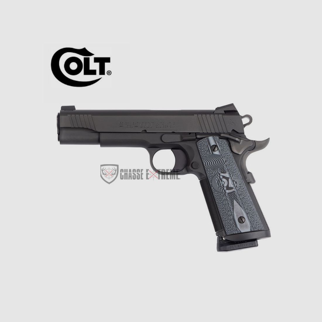 Pistole COLT CCU Govt 5" Kal 9mm Matt/Schwarz DLC