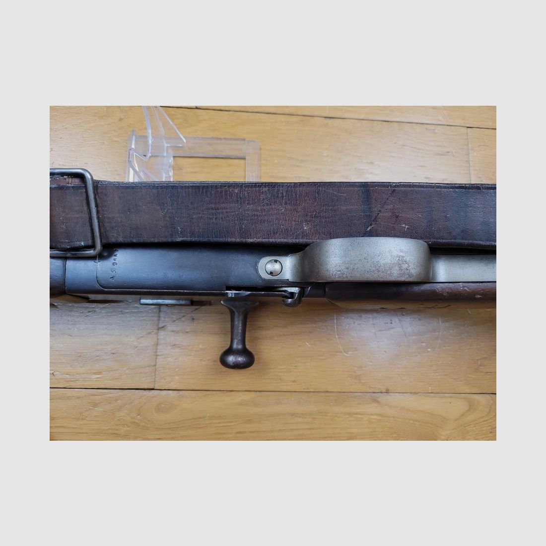 Sehr schönes Gewehr Lebel Modell 1886 M93 - Arsenal von Châtellerault aus 1890 - ursprüngliches Kaliber 8x51R - im gleichen Arsenal 1893 auf Standard gebracht - Patrone 32N - Vollmatrikel - guter Lauf - Seltene Stück in TBE+, Bild 17 von 27