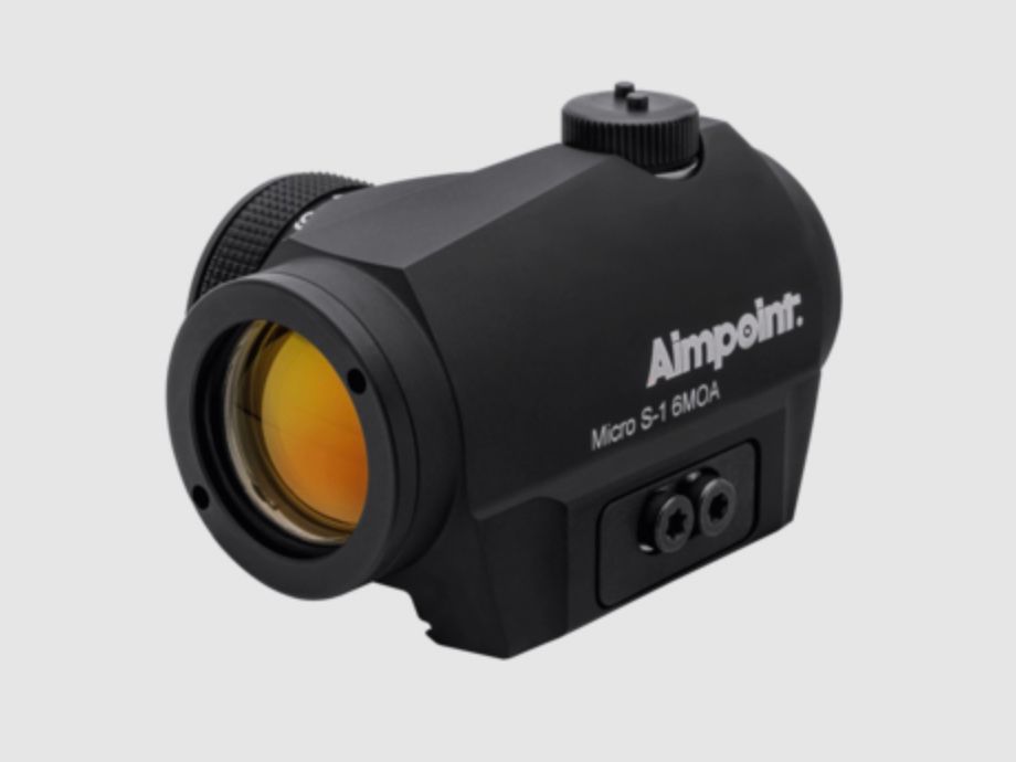 Aimpoint 682510690 Micro S-1 6 MOA schwarz Rotpunktvisier