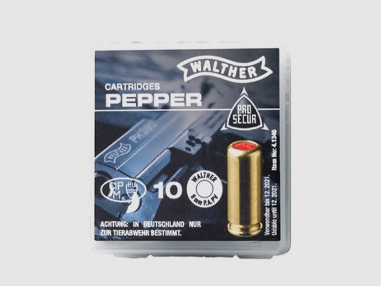 Pfefferpatronen Walther 9mm P.A.K.